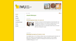 Desktop Screenshot of iwu.de