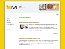 Tablet Screenshot of iwu.de